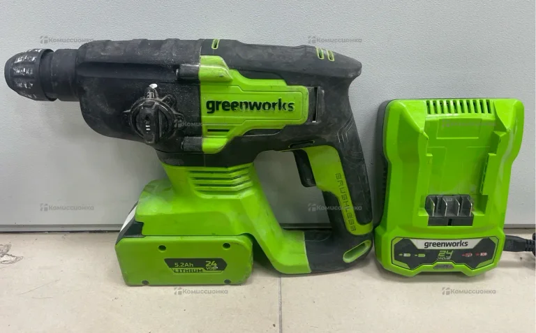 перфоратор аккумуляторный GreenWorks HMD401