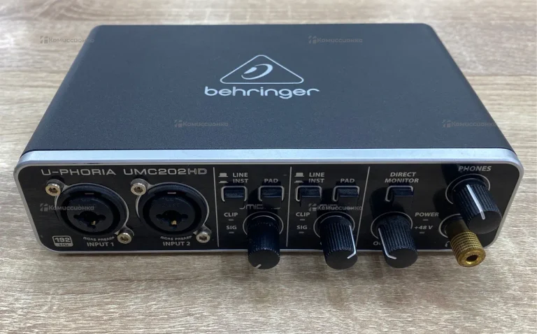 Звуковая карта Behringrr UMV202hd