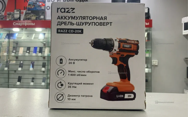 Шуруповерт  razz cd-20k