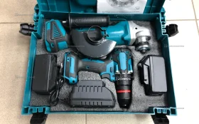 набор 2в1 УШМ АКБ+ШУРУПОВЕРТ MAKITA