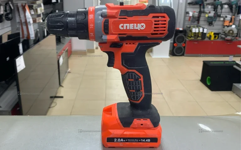 дрель шуруповерт СПЕЦ БДА-14,4-ЛИ