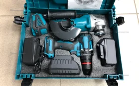 набор 2в1 УШМ АКБ+ШУРУПОВЕРТ MAKITA