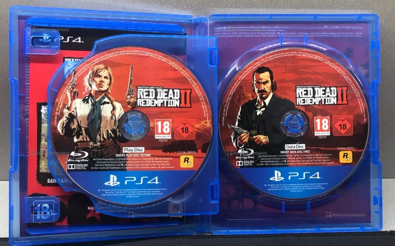 Диск Red Dead Redemption 2 PS4