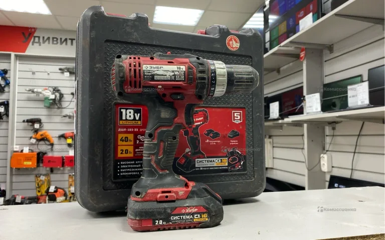 Дрель-шуруповерт ЗУБР ДШЛ-185