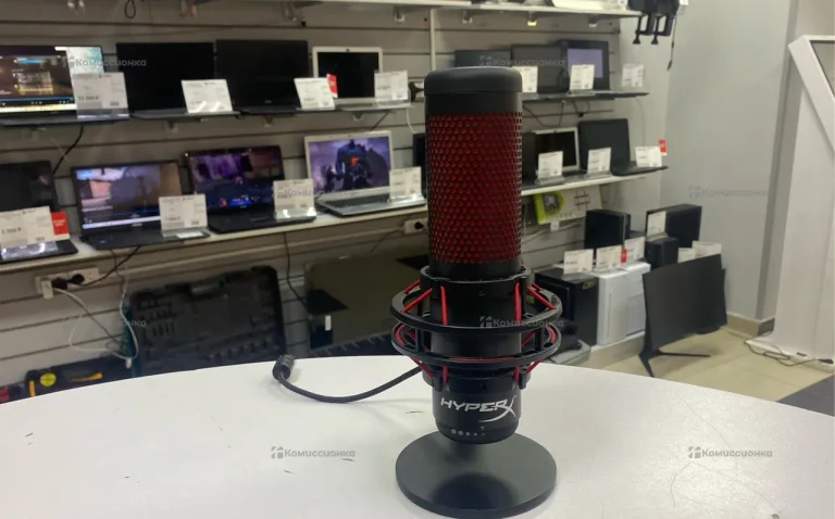 Микрофон для стрима HYPERX-Micqc-bk