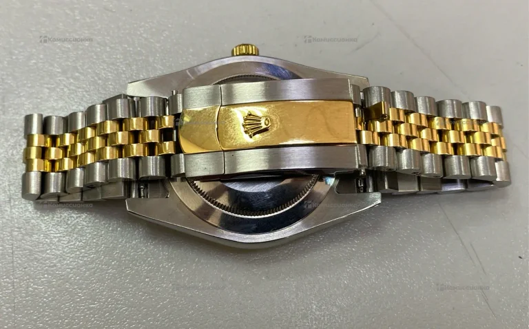 Часы Rolex DateJust Silver-Gold