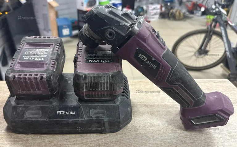 Акуумуляторная УШМ КМ АТОМ CAG-181/125BL