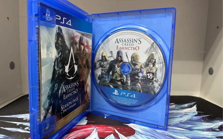 ps4 assassins creed единство диск