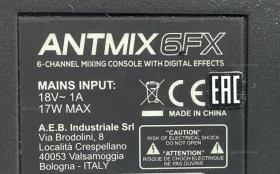 Купить Микшерный Пульт ANTMIX 6FX б/у , в Краснодар Цена:4900рублей