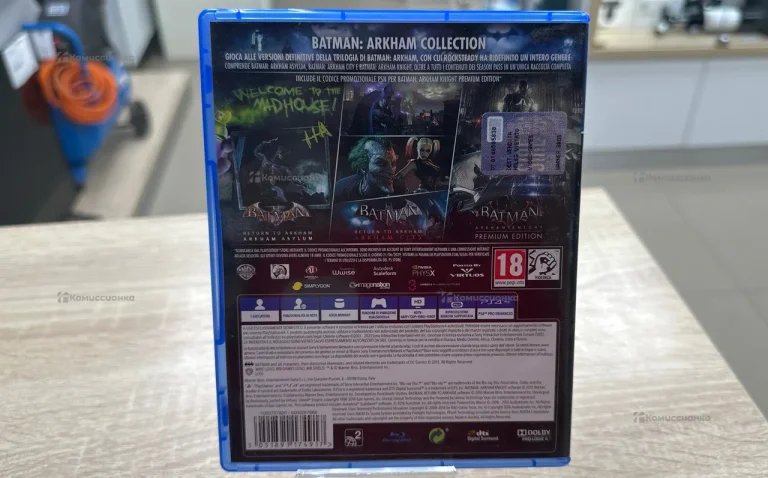 Диск PS4 Batman Arham Collection
