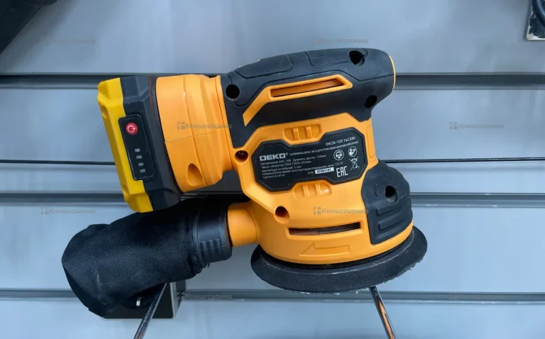 Шлифмашина эксцентриковая аккумуляторная DEKO DKCG