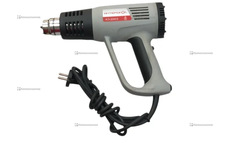 Строительный фен Интерскол ФЭ-2000Э