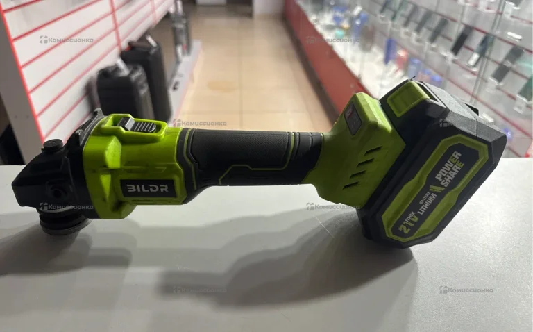 Аккумуляторная УШМ Bildr 750w