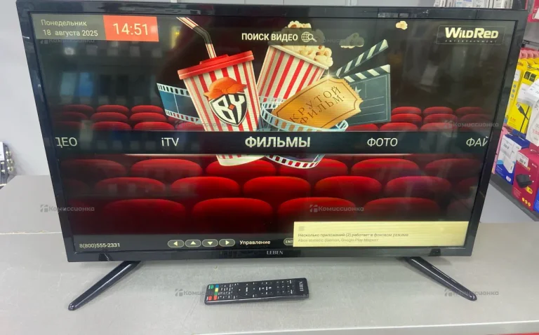 Телевизор Leben le-led32rs282t2