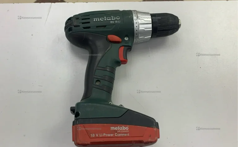 Дрель-шуруповерт metabo BS 18 Li 2009 1.3Ah x2 Cas