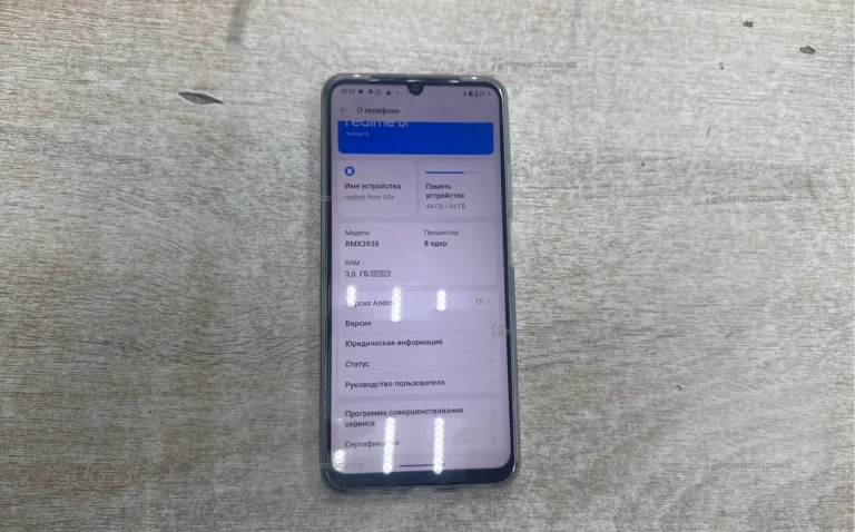 Realme note 60x 3/63