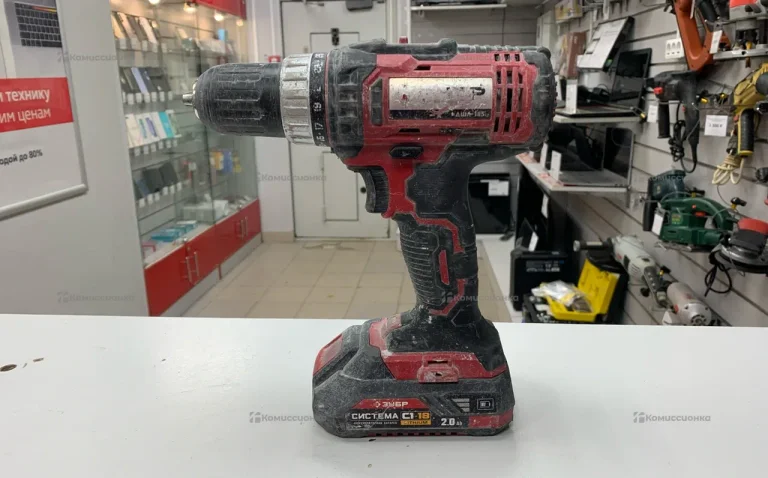 Шуруповерт Зубр 18V 2.0Ah