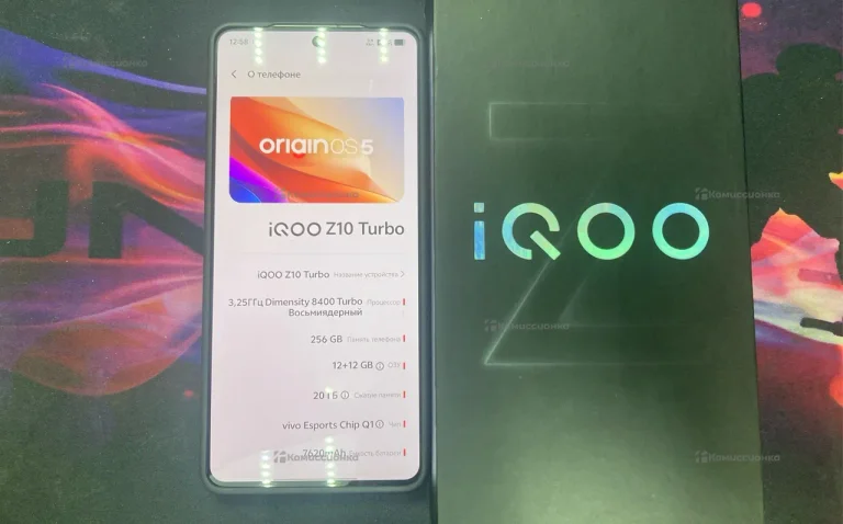 Vivo iQOO Z10 Turbo, 12/256Gb