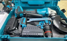 Набор 2в1 УШМ АКБ + Шуруповерт Makita