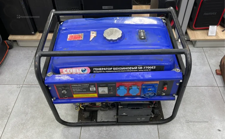 бензогенератор спец sb-7700e2
