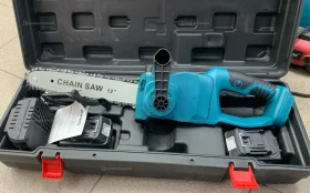 Цепная пила аккумуляторная бесщеточная Makita(сини