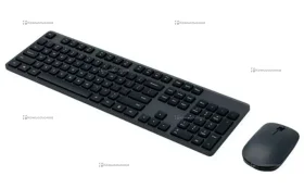 Клавиатура и мышь Xiaomi Mi Wireless Keyboard and Mouse Combo ENG WXJS01YM Русские буквы (черный)