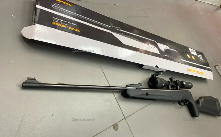 пневматический пистолетSnow peak sr gr 1200s с прицелом  3-12x42adac