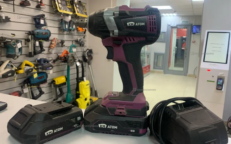 ударный гайковерт аккумуляторный Км Атом CIW-181L