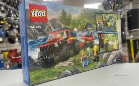 Купить Конструктор LEGO City Пожарная машина 4x4 со спасательной лодкой 301 деталь 60412 б/у , в Санкт-Петербург Цена:1900рублей