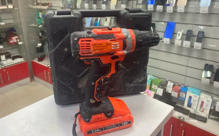 Аккумуляторная дрель шуруповёрт СПЕЦ БДА-18-ЛИ