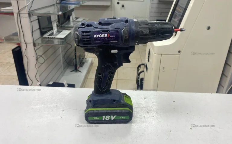 Шуруповерт аккумуляторный AYGER AP18C