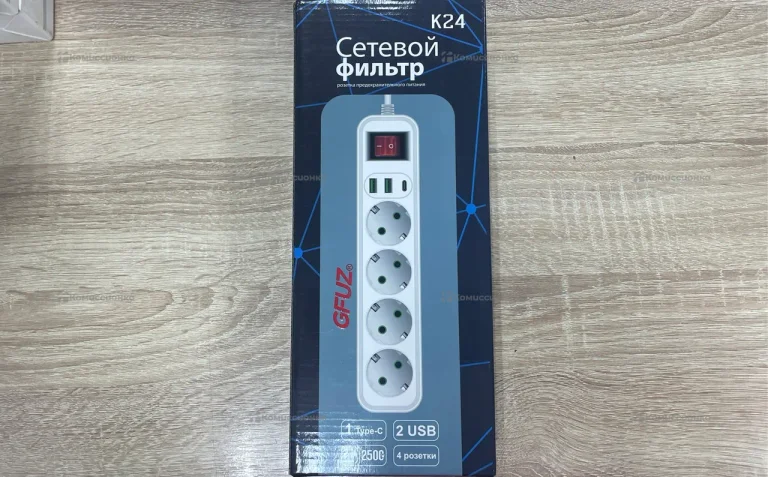 Сетевой фильтр gfuzf k24 4 розетки