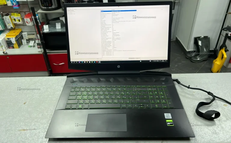 Ноутбук HP pavilion gaming 17 cd1017ur