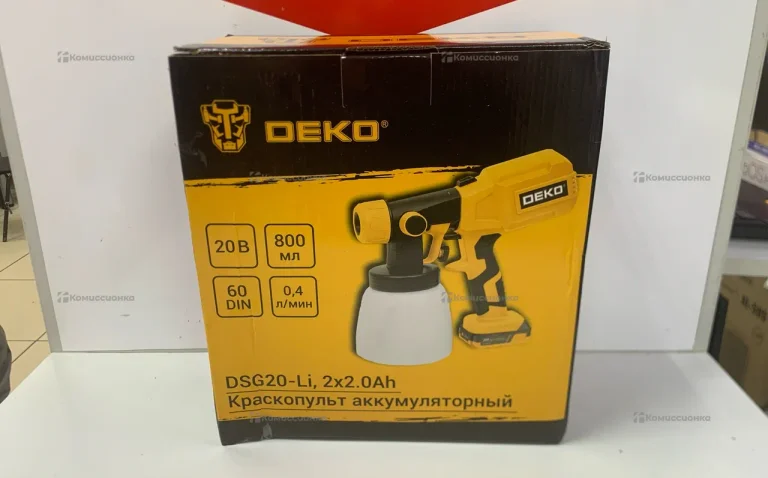 Аккумуляторный Краскопульт Deko DSG20