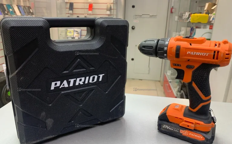 Аккумуляторный шуруповерт Patriot br 189eus