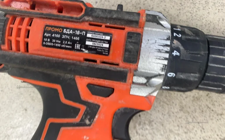 аккумуляторный шуруповерт спец промо бда-18-п