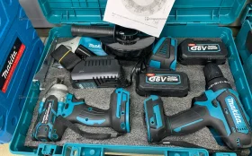 набор Makita 3 в 1 УШМ Шуруповерт Гайковерт