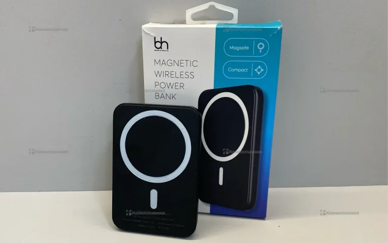 Power Bank  mag safe Черный