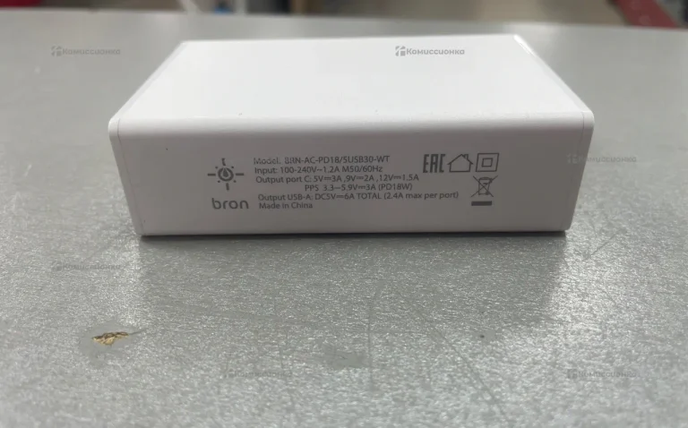 Сетевой переходник Bron BRN-AC-PD18/5USB30-WT