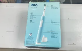 Купить Зубная щетка Oral-B Pro Series 1 DUO синий/черный б/у , в Москва и область Цена:3900рублей