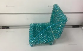 Купить Шкатулка из бусин бирюзовая б/у , в Казань Цена:2500рублей