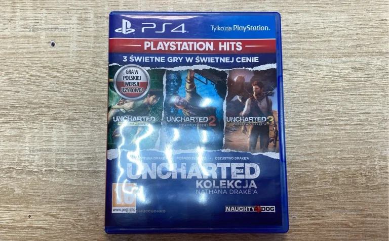 PS4. Диск Uncharted Трилогия