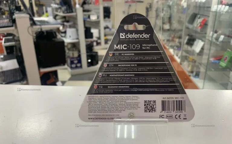 Микрофон петличный Defender mic-109