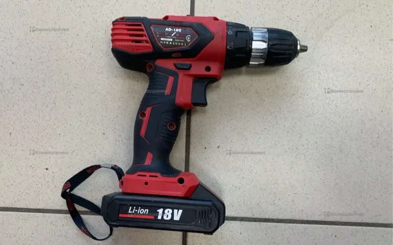 Аккумуляторная дрель шуруповерт Edon AD-18C
