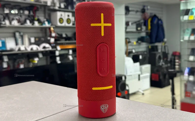 Колонка  красная