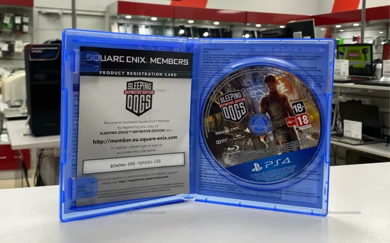 диск на ps4 Sleeping Dogs