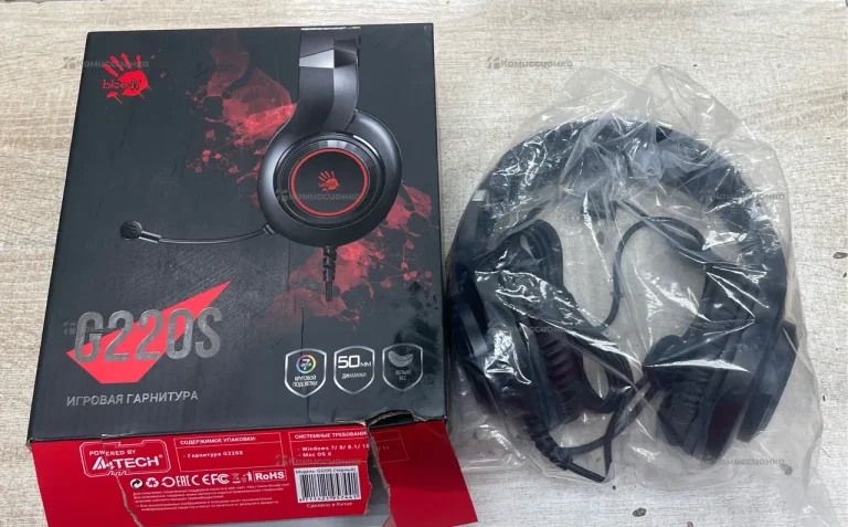 Наушники игровые 4tech g220s