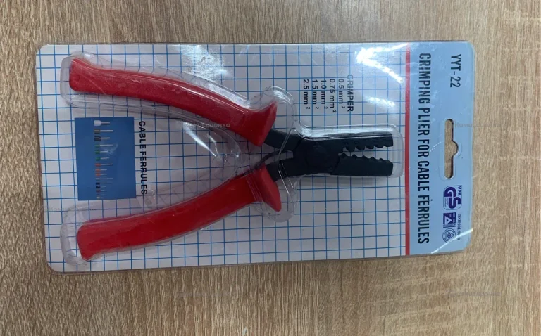 Crimping plier for cable ferrules yyt 22