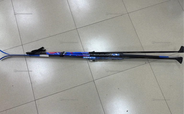 Лыжи Active A3 Brados 185 см + палки Tempus