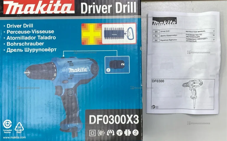 сетевой шуроповерт Makita df0300x3